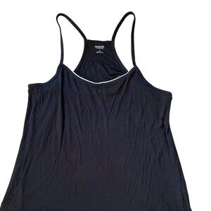 ALFANI IMTIMATES black trapeze back tank top Women M